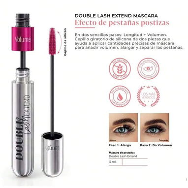 Máscara de pestañas double lash extend de farmasi - Img 123453552