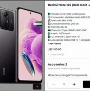 Redmi Note 12s 8/256 gb nuevo en cja ma garantia. 54741004 - Img 47030778
