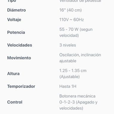 Ventilador Sanumo de pedestal - Img 126847649