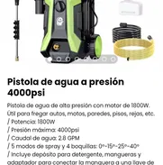Pistola de agua a presión 4000 psi. Nueva a estrenar - Img 49343937