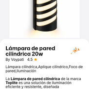 Lámpara de pared clíndrica - Img 58133557