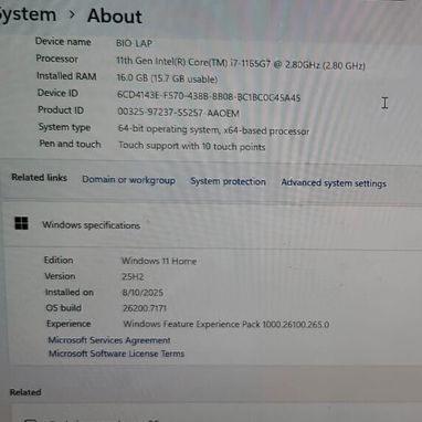 Laptop Dell Inspiron 7706 2en1,Lector de Huellas,Puertos USB 3.2,Generación 11, Corei7,16Ram,Pantalla Táctil 17Pulgadas, - Img 123074162