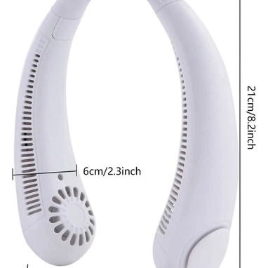 🌬️ ¡Mantente fresco donde quiera que vayas! 🌬️ ❄️ Ventilador de Cuello Recargable 18  USD❄️ - 2/2