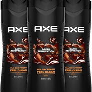 Gel de Baño 3 en 1 AXE Dark Temptation 400ml con aroma a chocolate, ámbar y pachulí para una limpieza duradera - Img 56986961