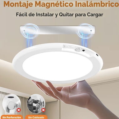 💡 ¡Lámpara LED Recargable con Sensor de Movimiento - 4/5