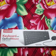 Combo de mouse y teclado óptico marca Maxell new. - Img 45587688