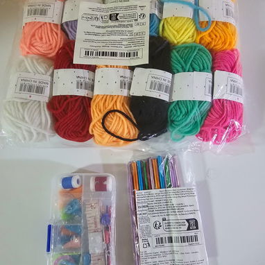 Set de hilos, agujas y accesorios para tejer - Img 121652988