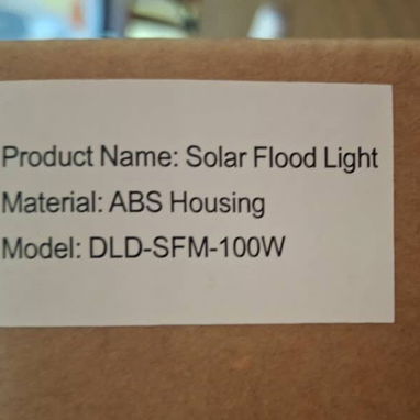 🔆 Lámpara Solar 100W + Panel Solar 3W. Batería: LiFePO4  de  3,2 V/1800mAh. IP67 - Img 117003846