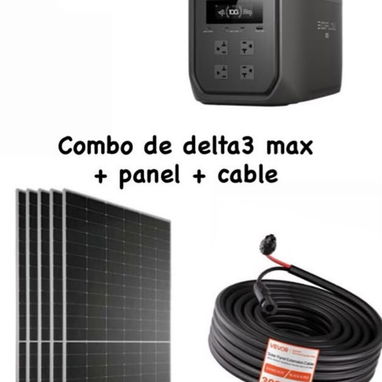 Combos d ecoflow , paneles y cables - 4/5