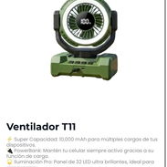 🌬️🔋 Ventilador T11 — Potencia + Luz + PowerBank - Img 56544034