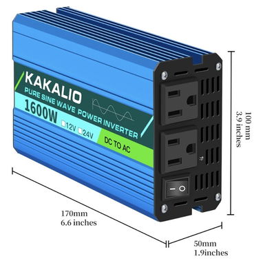 Inversor, Convertidor de 1600w onda sinusoidal pura. Nuevo - Img 91522675