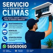 Servicio de clima montaje, mantenimiento, reparación - Img 55615221
