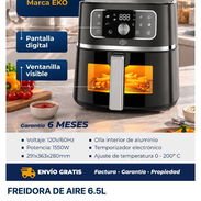 🍟 Freidora de aire EKO de 6,5 L | Pantalla digital y ventana visible ✨ - Img 58239360