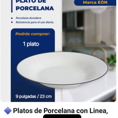 Platos De Porcelana - 2/3