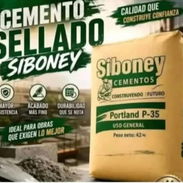 Cemento siboney p350 perfectamente sellados los sacos de 42kg listo a cargar en almacén - Img 56885552