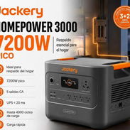 *Estacion de energíaJackery HomePower 3000* - Salida de 3600W (Pico 7200W) - Batería LFP de 3072Wh - Precio 1680 USD - Img 58218964