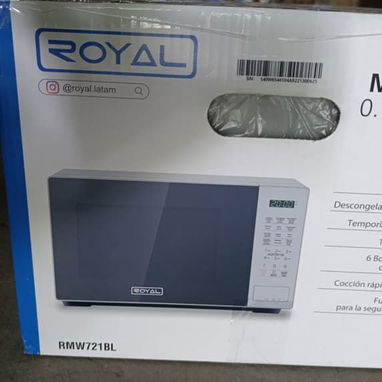 HORNO MICROONDAS ROYAL 20L GRIS, ENTREGA DE FACTURA, VARIEDAD DE ELECTRODOMÉSTICOS, ETC - Img 122126138