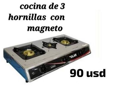 Cocinas de gas de 3 hornillas con magneto - Img main-image-45761499