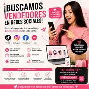 ¡BUSCAMOS VENDEDORES EN REDES SOCIALES! - Img 57106433