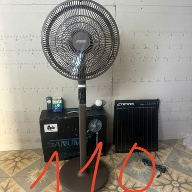 Ventilador de pedestal recargable - 2/3
