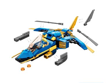 🎈❇️ Lego Ninjago - Jet del Rayo EVO de Jay ❇️🎈 - Img 66454629