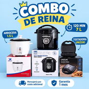 Combo de reina 120 min 7 L más arrocera 1.5 L más tostadora unizuki - Img 57805816