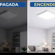 Lámpara de techo plana cuadrada para interior o exterior - Img 55902630