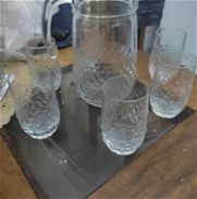 Vendo juego de vasos y jarra de cristal - Img 45682001