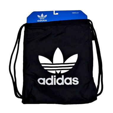 MOCHILA ADIDAS ORIGINALS TREFOIL SACKPACK NEGRO/BLANCO ENVÍO DISPONIBLE + GARANTÍA - 2/2