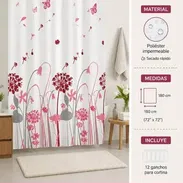 Cortina de Baño Impermeable – Diseño Exclusivo 💰10 usd 🚿 Dale un toque moderno y elegante a tu baño - Img 56811520