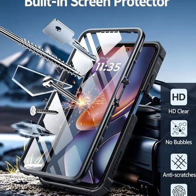 FNTCASE Motorola Moto G Play 2026 / 2025 5G – Black | videojuegoshabana.com - Img 123176989