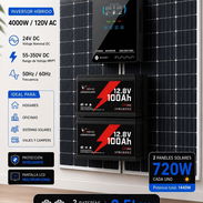 Kit Solar Completo 2.5KW con 2 Paneles de 720W P0451-AV002 - Img 57170126