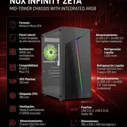 Vendo Chasis Infinity Zeta (Incluye 1 Fan Trasero ARGB y Frontal ARGB) - Img 53384620