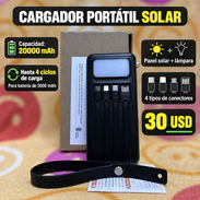 Cargadores Portátiles Solares 5000, 10000 y 20000 mAh - Img 57404388
