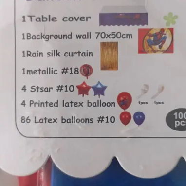 Set decorativo 100 pcs Spiderman M38(TPEx) - Img 123331816