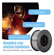Super oferta. Microalambre o hilo de alambre Para Soldar Rollo 1kg 1mm y 0.8mm, sin Gas. Nuevos y sellado - Img 46927168