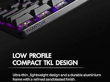 ⌨️🔥🔥Tecware Phantom L™ TECLADO Gaming Full Mecánico RGB TKL Stwiches ROJOS.OKM en 📦 - Img 71354845