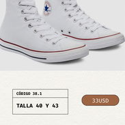 Converses blanco y negros disponibles☺ - Img 55859864