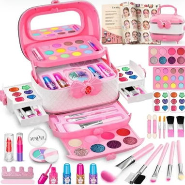 Set maquillaje real para niñas * no es toxico - Img 125652739