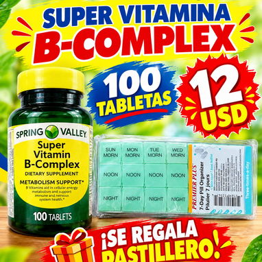 Vitamina b1 b6 b12, aceite higado bacalao, vitamina C, b12, D3 - 6/6