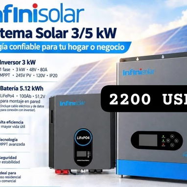 Sistemas 2 en 1 MUST e INFINISOLAR de 3k con 7k y 6k con 15k - 3/3