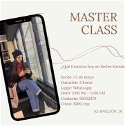 Master Class / Asesoría / Curso sobre Qué funciona hoy en Redes Sociales - Img 45716397