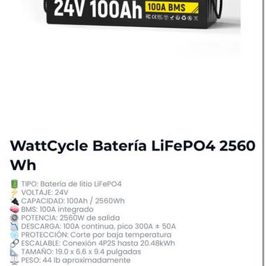 VENTA DE PANELAES Y BATERÍAS - 3/3