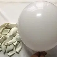 12 globos" Latex Blanco - Img 57761154