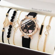 Bonito conjunto de reloj con varias  pulseras para las chicas - Img 45671811