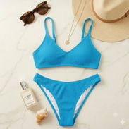 Bikini "Azure Texture" – Edición Elegance Talla M - Img 56981283