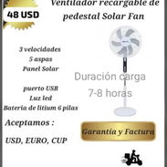 Ventilador recargable Solar Fan - Img 55865081