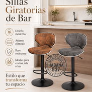 Sillas giratorias ajustables - Img 56263960