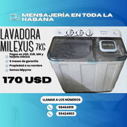 LAVADORA SEMIAUTOMÁTICA MILEXUS 7 KILOS - Img 54209909