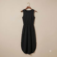 Vestido Casual Negro (Súper Fresco y Cómodo) • Talla L 20usd - Img 56126664
